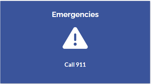 Emergencies Call 911